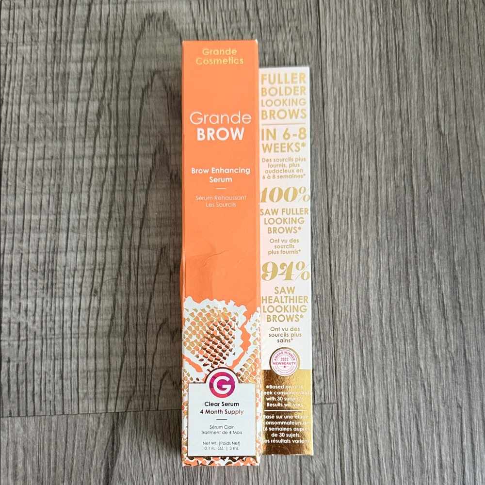 Grande Cosmetics GrandeBROW Brow Enhancing Serum - Orange/Cream